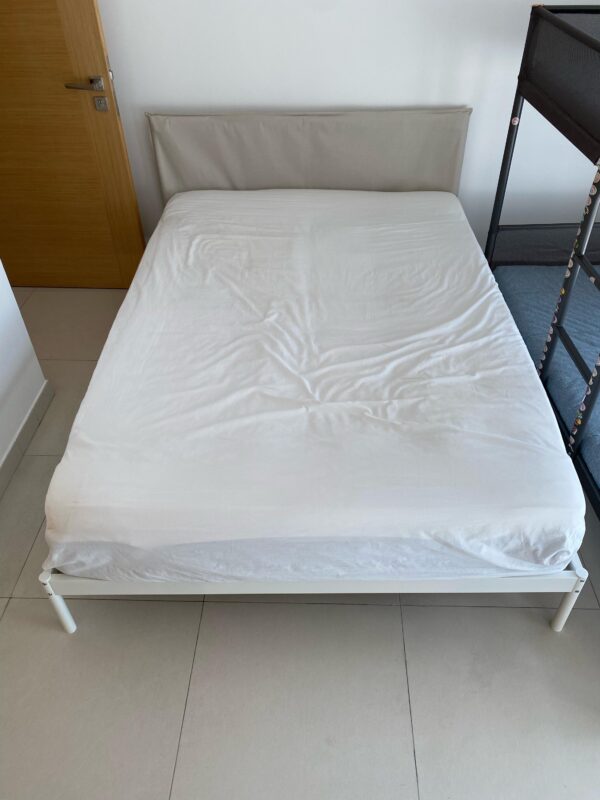 Bed Queen with Mattress from IKEA - Image 2